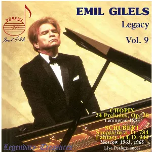 Pochette Emil Gilels Legacy, Vol. 9: Chopin / Schubert