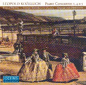 Pochette de Piano Concertos 1, 4 & 5 de Oliver von Dohnányi - Leopold Koželuh