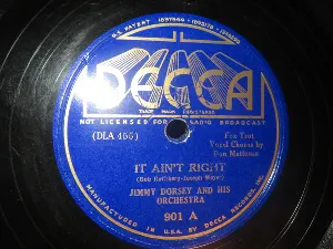 Pochette de It Ain’t Right / The Boston Tea Party de Jimmy Dorsey and His Orchestra