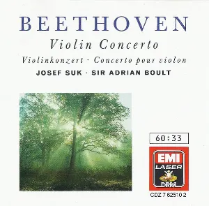 Pochette Beethoven Violin Concerto, Romances