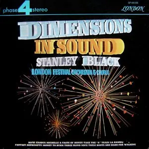 Pochette de Dimensions in Sound de London Festival Orchestra - Stanley Black - London Festival Chorus