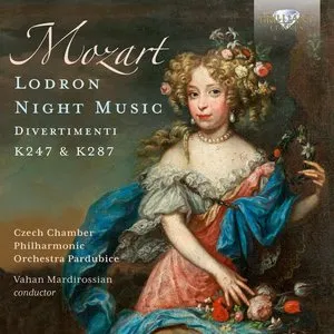 Pochette de Lodron Night Music: Divertimenti K 247 & K 287 de Komorní filharmonie Pardubice - Vahan Mardirossian - Wolfgang Amadeus Mozart