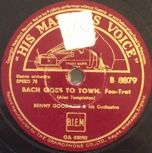 Pochette de Bach Goes to Town / Farewell Blues de Benny Goodman and His Orchestra