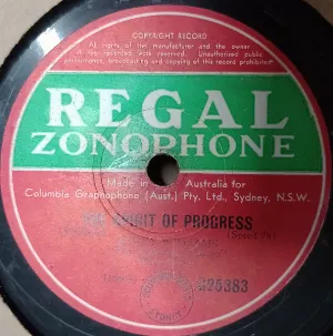 Pochette de The Spirit of Progress / Pentridge Jail de Buddy Williams