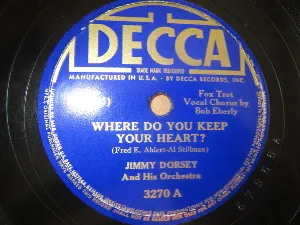Pochette de Where Do You Keep Your Heart? / Shades of Twilight de Jimmy Dorsey and His Orchestra