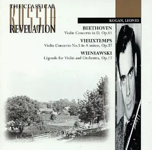 Pochette Beethoven: Violin Concerto in D, op. 61 / Vieuxtemps: Violin Concerto no. 5 in A minor, op. 37 / Wieniawski: Légende for violin and orchestra, op. 17