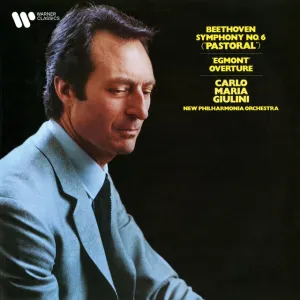 Pochette de Symphony no. 6 "Pastoral" / Egmont Overture de Ludwig van Beethoven - Philharmonia Orchestra - Carlo Maria Giulini