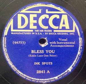 Pochette de Bless You / I Don't Want Sympathy I Want Love de The Ink Spots