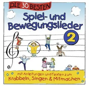 Pochette de Die 30 besten Spiel- und Bewegungslieder 2 de Simone Sommerland, Karsten Glück und die Kita-Frösche
