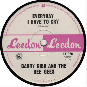 Pochette de Everyday I Have to Cry / You Wouldn't Know de Bee Gees