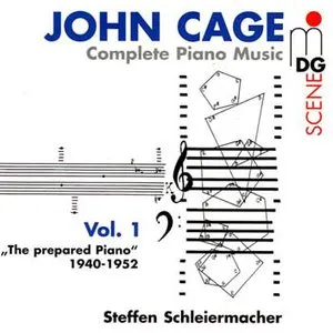 Pochette de Complete Piano Music, Volume 1: The Prepared Piano 1940-1952 de Steffen Schleiermacher - John Cage