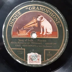 Pochette de Song of India / Lolla de Paul Whiteman and His Orchestra
