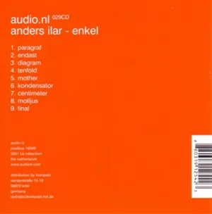 Pochette de Enkel de Anders Ilar
