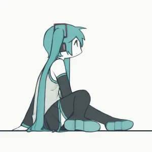 Pochette de 思い出せない de Hatsune Miku
