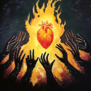 Pochette de Draumsýnir eldsins de Martröð