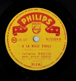 Pochette de À la belle étoile / Je suis comme je suis de Juliette Gréco