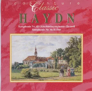 Pochette Haydn, Symphonie Nr 45 (Abschiedsymphonie) fis-moll, Symphonie N°46 H-Dur