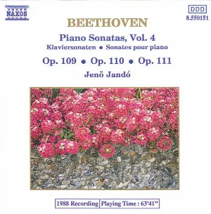 Pochette Piano Sonatas, Voume 4: Op. 109 / op. 110 / op. 111