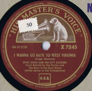 Pochette de I Wanna Go Back to West Virginia / Holiday for String de Spike Jones and His City Slickers