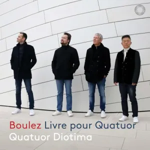 Pochette de Livre pour Quatuor de Pierre Boulez - Quatuor Diotima