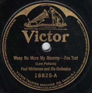 Pochette de Weep No More My Mammy / April Showers de Paul Whiteman and His Orchestra