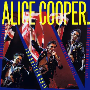 Pochette de For Britain Only de Alice Cooper