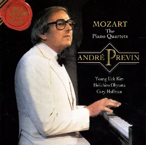 Pochette de The Piano Quartets de André Previn - Gary Hoffman - Wolfgang Amadeus Mozart