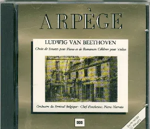 Pochette de Choix de Sonates pour Piano et de Romances Célèbres pour Violon de Ludwig van Beethoven