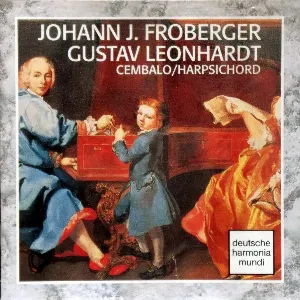Pochette de Werke für Cembalo de Gustav Leonhardt - Johann Jakob Froberger