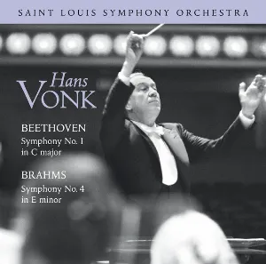 Pochette de Beethoven: Symphony No. 1 / Brahms: Symphony No. 4 de Ludwig van Beethoven - Saint Louis Symphony Orchestra - Hans Vonk - Johannes Brahms