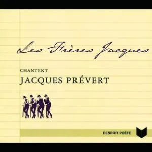 Pochette Les Frères Jacques chantent Jacques Prévert