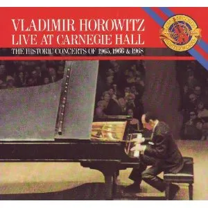 Pochette Vladimir Horowitz Live at Carnegie Hall, The Historic Concerts of 1965, 1966 & 1968