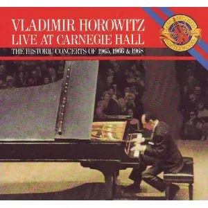 Pochette de Vladimir Horowitz Live at Carnegie Hall, The Historic Concerts of 1965, 1966 & 1968 de Vladimir Horowitz