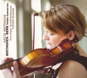 Pochette de Violin Concertos de Ludwig van Beethoven - Antje Weithaas - Stavanger Symfoniorkester - Alban Berg