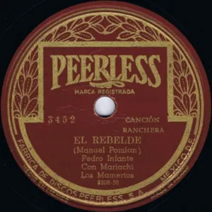 Pochette de El rebelde / Golondrina de ojos negros de Pedro Infante