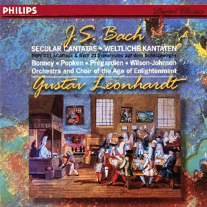 Pochette Secular Cantatas / Weltliche Kantate BWV 211 & BWV 213