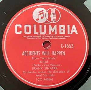 Pochette Accidents Will Happen / One Finger Melody