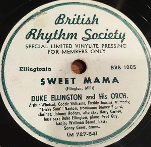 Pochette de Sweet Mama / Double Check Stomp de Duke Ellington and His Orchestra