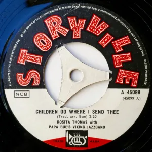 Pochette de Children Go Where I Send Thee / When They Ring Them Golden Bells de Papa Bue’s Viking Jazzband