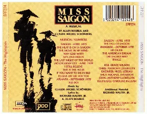 Pochette Miss Saigon (1992 studio cast)