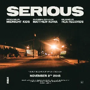 Pochette de Serious de Matthew Koma