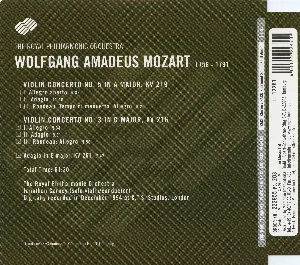 Pochette de Mozart: Violin Concertos 5 and 3 de Jonathan Carney