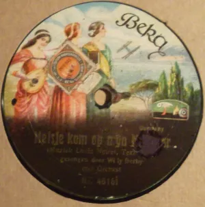 Pochette de Meisje kom op myn motorcar / Myn buitenlandsche reis de Willy Derby