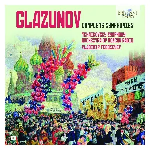 Pochette de Complete Symphonies de Alexander Glazunov - Tchaikovsky Symphony Orchestra - Vladimir Fedoseyev