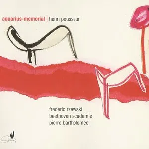 Pochette de Aquarius-Memorial de Frederic Rzewski - Henri Pousseur - Pierre Bartholomée
