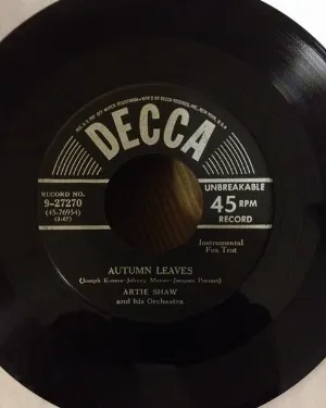 Pochette de Autumn Leaves / Serenade in Blue de Artie Shaw and His Orchestra
