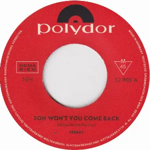 Pochette Why Can't I Ever Be Lucky / Son Won't You Come Back