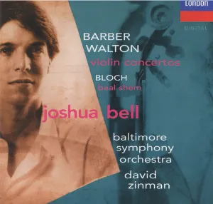 Pochette Barber: Violin Concerto / Walton: Violin Concerto / Bloch: Baal Shem