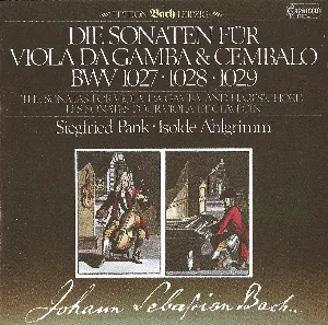 Pochette Die Sonaten für Viola da gamba und Cembalo