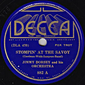 Pochette de Stompin’ at the Savoy / In a Sentimental Mood de Jimmy Dorsey and His Orchestra